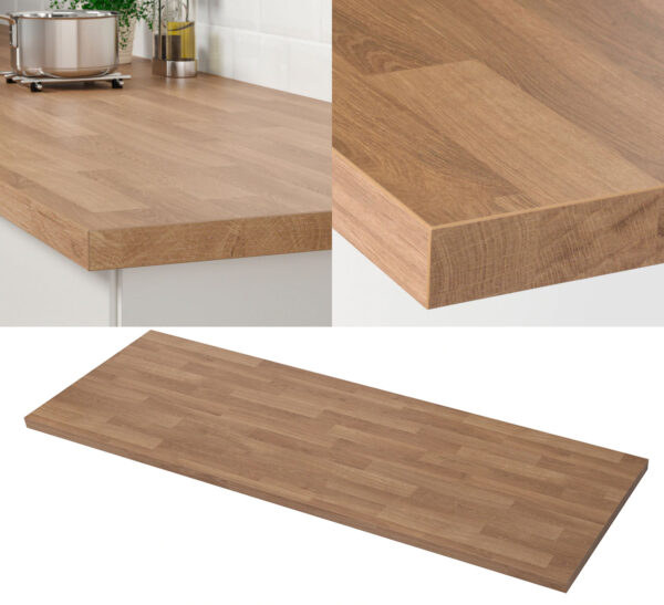 ikea laminate countertops SÄLJAN oak effect