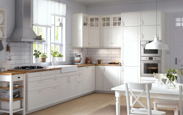 ikea kitchen bodbyn off white